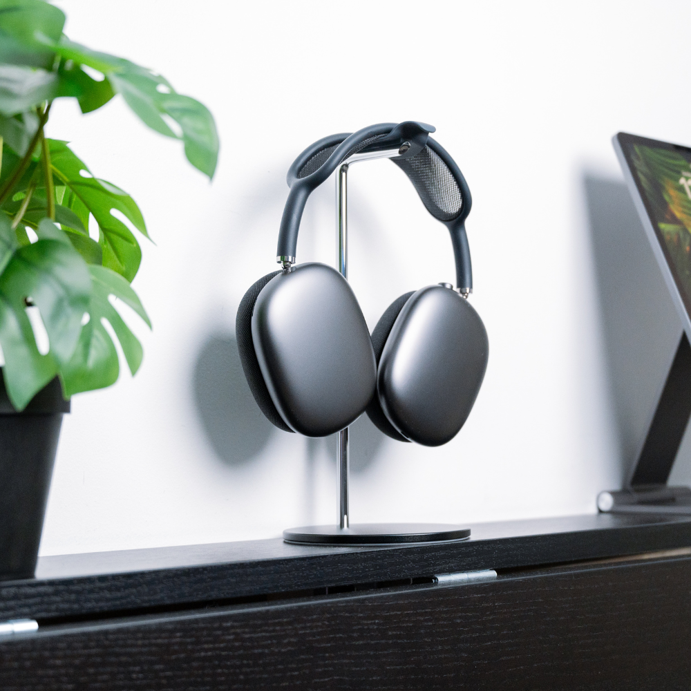 And our elegant headphone stand