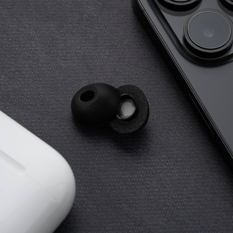 Öronkuddar Apple AirPods Pro Generation 1 & 2 - Memory Foam - Svart - Nearplugs